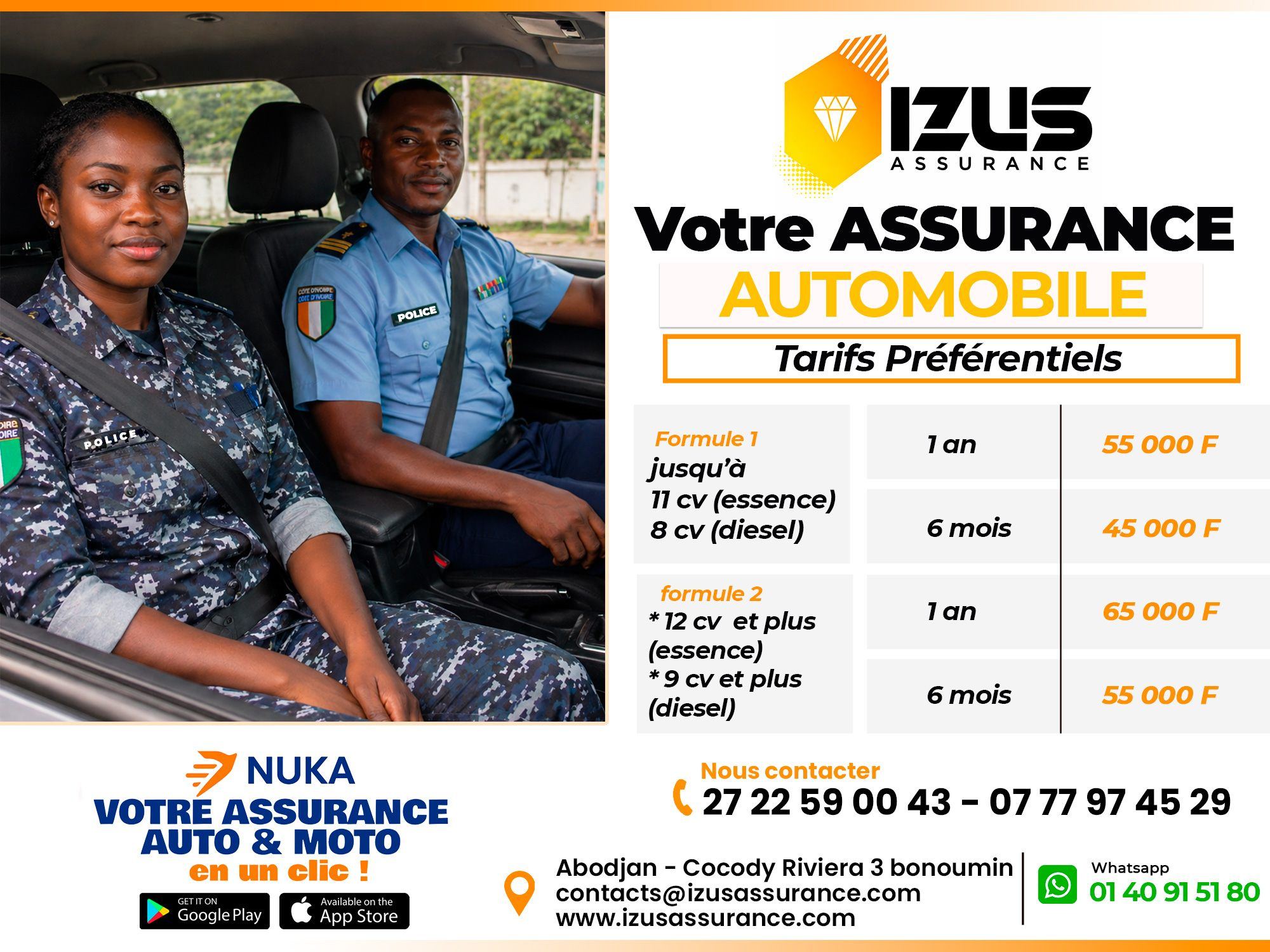 Offre automobile IZUS Assurance tarifs préférentiels